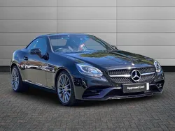 Black Used 2017 Mercedes SLC300 AMG line Cabriolet | £19,295 (Fair price)