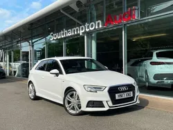 White Used 2017 Audi A3 S-Line Hatchback | £16,890 (Fair price)