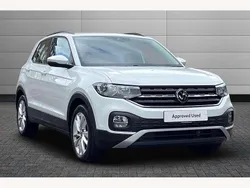 Pure white Used 2022 VW T-Cross SE SUV | £16,995 (Fair price)