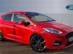 Red Used 2021 Ford Fiesta ST-Line Hatchback | £12,600 (Fair price)