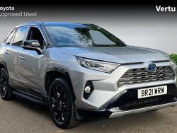 Silver Used 2021 Toyota RAV4 Hybrid SUV | £30,644 (Fair price)