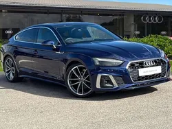 Blue Used 2021 Audi A5 Sportback S-Line Hatchback | £26,495 (Fair price)