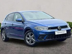 Blue Used 2022 VW Polo R-line Hatchback | £16,995 (Fair price)