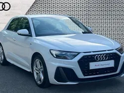 White Used 2019 Audi A1 S-Line Hatchback | £17,847 (Fair price)