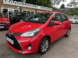 Red Used 2015 Toyota Yaris Hatchback | £8,995 (A bit pricey)