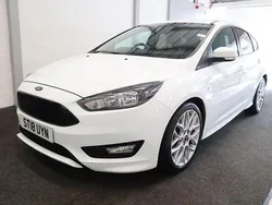 White Used 2018 Ford Focus ST-Line Hatchback | £8,250 (Good price)