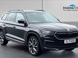 Black magic metallic Used 2021 Skoda Kodiaq SportLine SUV | £23,000 (Good price)