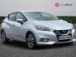 Silver Used 2019 Nissan Micra N-Connecta Hatchback | £8,268 (Fair price)