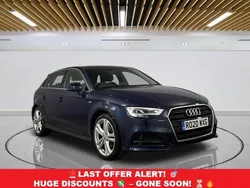 Blue Used 2020 Audi A3 Sportback S-Line Hatchback | £19,449 (Fair price)