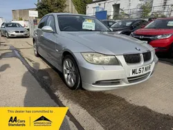 Silver Used 2007 BMW 330 Comfort Edition Sedan | £2,500