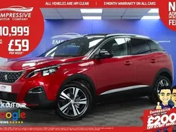 Red Used 2017 Peugeot 3008 GT-line SUV | £10,999 (Expensive)