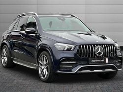 Cavansite blue Used 2021 Mercedes GLE53 AMG Estate | £45,493 (Fair price)
