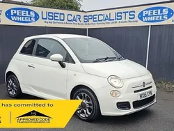 White Used 2015 Fiat 500 S Hatchback | £4,675 (Fair price)