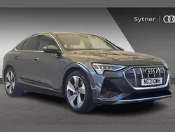 Grey Used 2021 Audi e-tron Sportback S-Line SUV | £28,000 (A bit pricey)