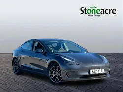 Grey Used 2021 Tesla Model 3 Long Range AWD Sedan | £18,995 (Fair price)