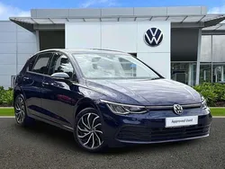 Blue Used 2021 VW Golf VIII Life Hatchback | £17,442 (Good price)