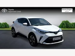 White Used 2023 Toyota C-HR Design SUV | £22,978 (Fair price)