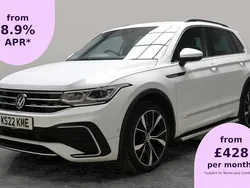 White Used 2022 VW Tiguan R-line SUV | £28,265 (Fair price)