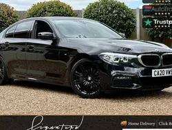Black Used 2020 BMW 520 M Sport Sedan | £20,950 (Fair price)
