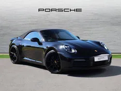 Jet black metallic Used 2022 Porsche 911 Carrera Cabriolet | £95,000 (Expensive)