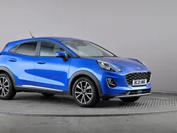 Blue Used 2021 Ford Puma Titanium Hatchback | £13,998 (Good price)