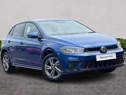 Blue Used 2022 VW Polo R-line Hatchback | £17,495 (A bit pricey)