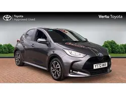 Grey Used 2022 Toyota Yaris Hybrid Design Hatchback | £17,673 (Fair price)