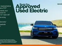 Arctic silver Used 2022 Skoda Enyaq iV ecoSuite SUV | £18,500 (Fair price)