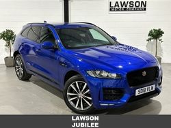 Blue Used 2018 Jaguar F-Pace R-Sport SUV | £17,990 (Fair price)