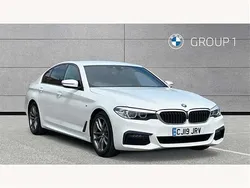 White Used 2019 BMW 520 M Sport Sedan | £17,995 (Fair price)