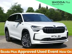 White Used 2025 Skoda Kodiaq SportLine SUV | £36,995 (A bit pricey)