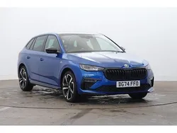 Race blue metallic Used 2024 Skoda Scala Monte Carlo Hatchback | £20,128 (A bit pricey)