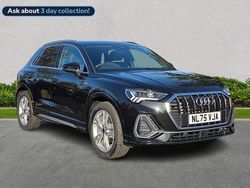 Black New 2025 Audi Q3 S-Line SUV | £35,211 (Fair price)