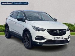 White Used 2021 Vauxhall Grandland X Ultimate SUV | £15,290 (Fair price)