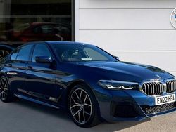 Blue Used 2022 BMW 520 M Sport | £26,806 (Good price)