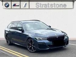 Blue Used 2022 BMW 520 M Sport Estate | £30,995 (Expensive)