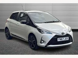 White Used 2017 Toyota Yaris Hatchback | £10,150 (Fair price)