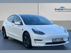 Pearl white multicoat Used 2021 Tesla Model 3 Long Range AWD Sedan | £19,750 (Fair price)