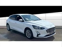 White Used 2020 Ford Focus Titanium Hatchback | £10,995 (Fair price)