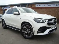 White Used 2020 Mercedes GLE350 AMG line Estate | £32,950 (A bit pricey)