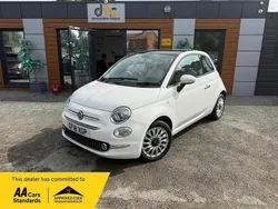 White Used 2018 Fiat 500 Lounge Hatchback | £6,295 (Fair price)