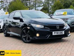 Black Used 2018 Honda Civic Sport Hatchback | £9,802 (Fair price)