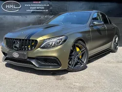 White Used 2015 Mercedes C63 AMG Premium Sedan | £25,995 (Fair price)
