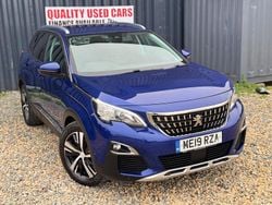 Blue Used 2019 Peugeot 3008 Allure Hatchback | £5,490