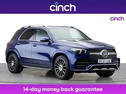 Blue Used 2022 Mercedes GLE350e AMG Line Premium SUV | £43,999 (Fair price)
