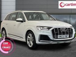 White Used 2023 Audi Q7 S-Line SUV | £47,400 (Expensive)