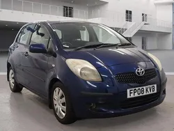 Blue Used 2008 Toyota Yaris T3 Hatchback | £2,444 (Good price)
