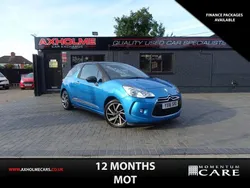 Blue Used 2016 DS Automobiles DS3 Hatchback | £3,995 (Fair price)