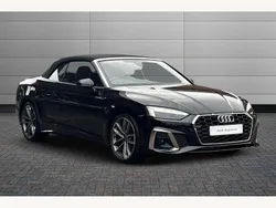 Black Used 2022 Audi A5 Cabriolet S-Line Cabriolet | £35,995