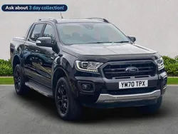 Black Used 2021 Ford Ranger Wildtrack Pickup | £19,750 (Good price)